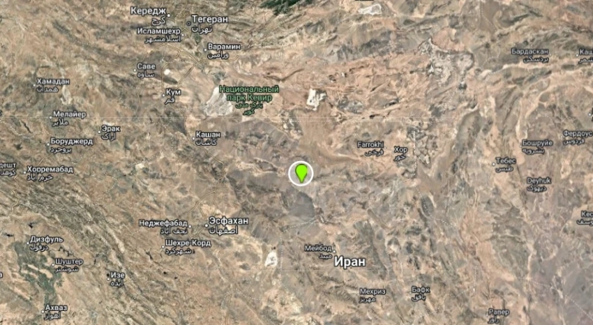 В Иране ночью произошло землетрясение магнитудой 5,3
