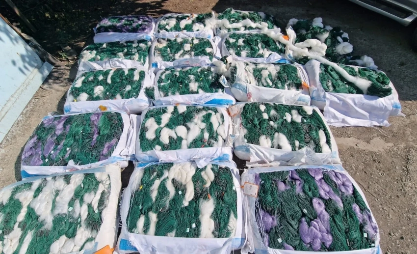 Таможня «Ош» пресекла ввоз запрещенных рыболовных сетей