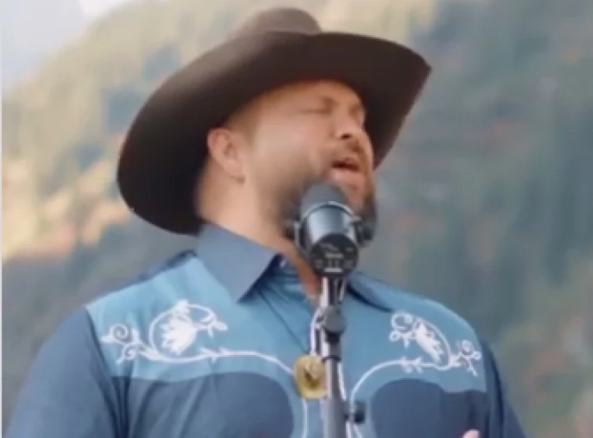 Певец-кантри из Эмиратов снял клип в ущелье Кегеты