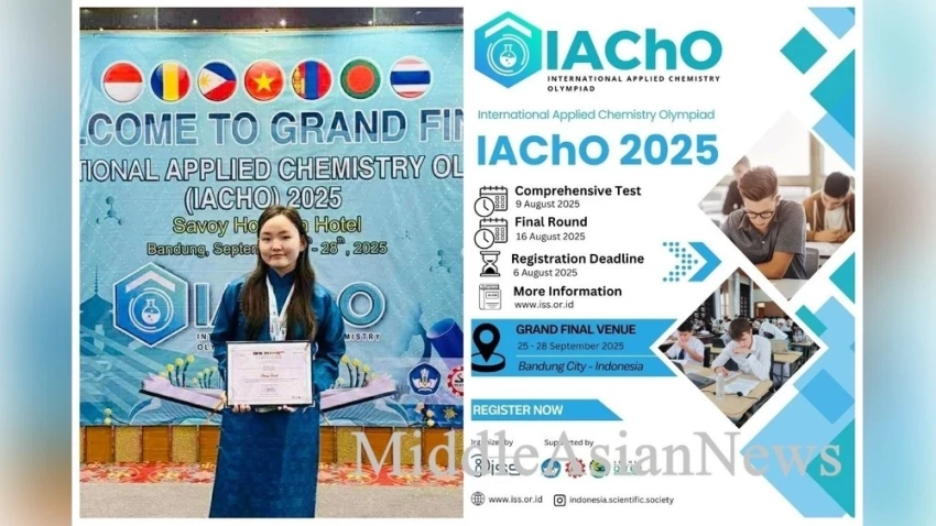 Монгольская школьница завоевала бронзу на олимпиаде по химии в Индонезии