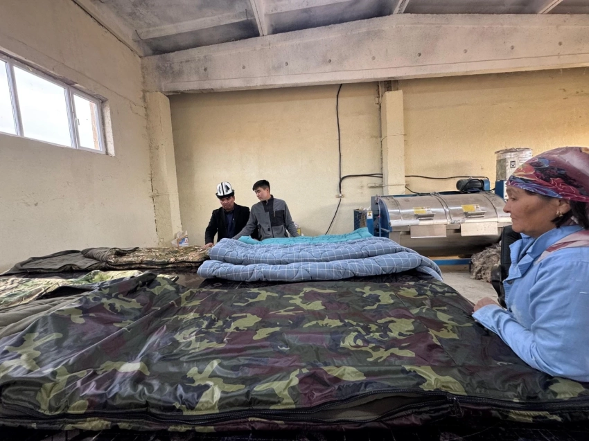 В Ак-Талинском районе открылось предприятие по переработке шерсти