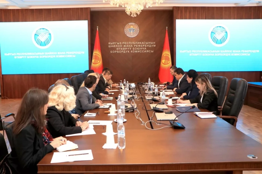 Председатель ЦИК КР встретился с главой Миссии наблюдения БДИПЧ ОБСЕ