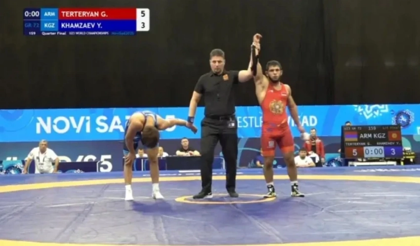 Хамзаев выбыл в четвертьфинале чемпионата мира U23 по борьбе