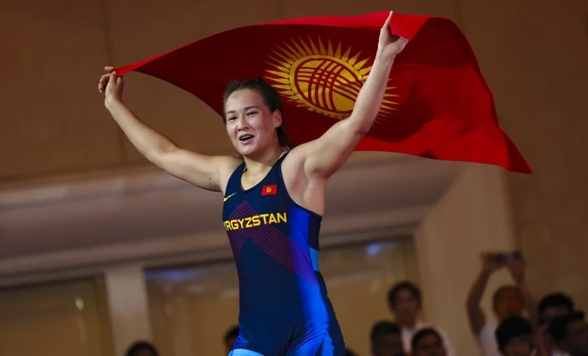 Кыргызстанка Нурзат Нуртаева стала чемпионкой мира по борьбе в Сербии