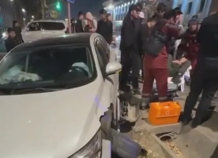 В Бишкеке произошло ДТП с участием трех машин