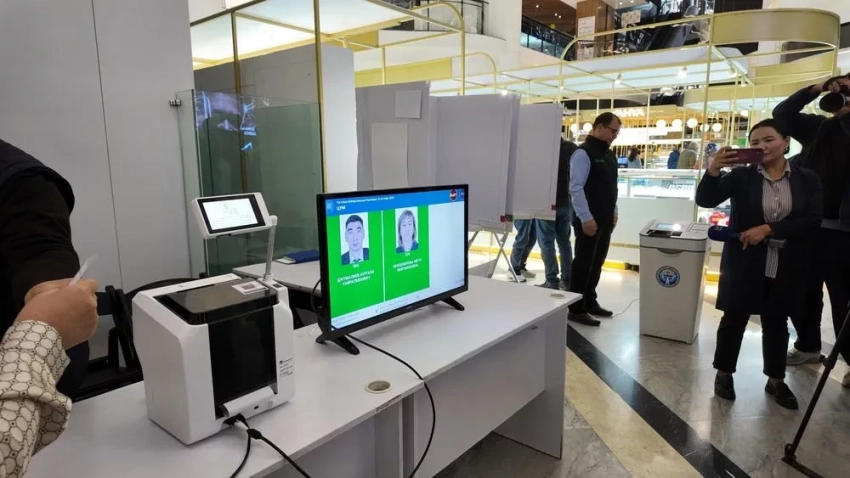 ЦИК КР проводит очередное тестовое голосование во всех избирательных участках страны