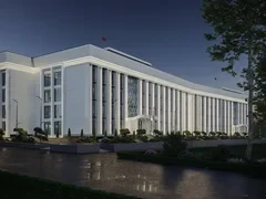 Здание мэрии Оша впервые за 70 лет проходит капитальный ремонт