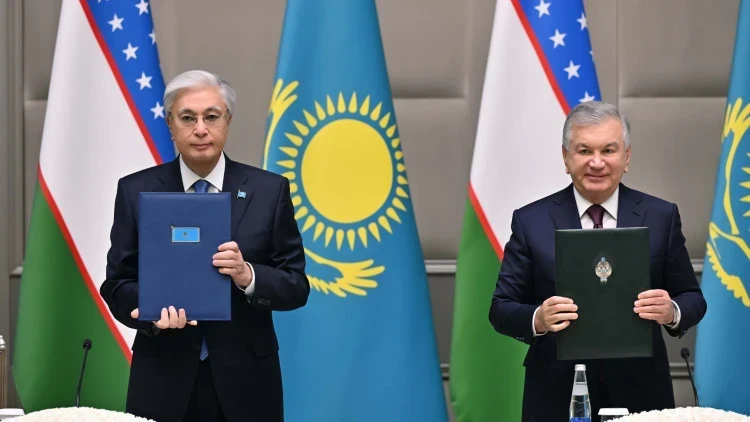 По итогам переговоров и Высшего межгоссовета Токаев и Мирзиёев приняли Совместное заявление