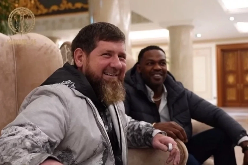 Джон Джонс посетил Грозный и встретился с Рамзаном Кадыровым