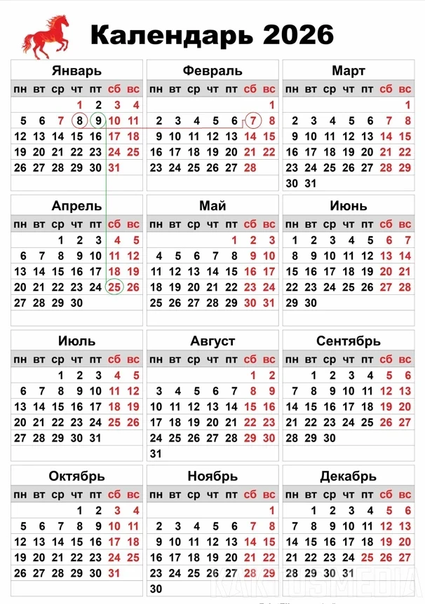 Новогодние каникулы могут продлить до 12 января