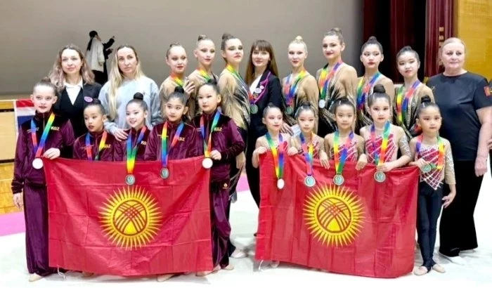 Кыргызстанские гимнастки взяли золото на турнире Shoin Cup в Японии