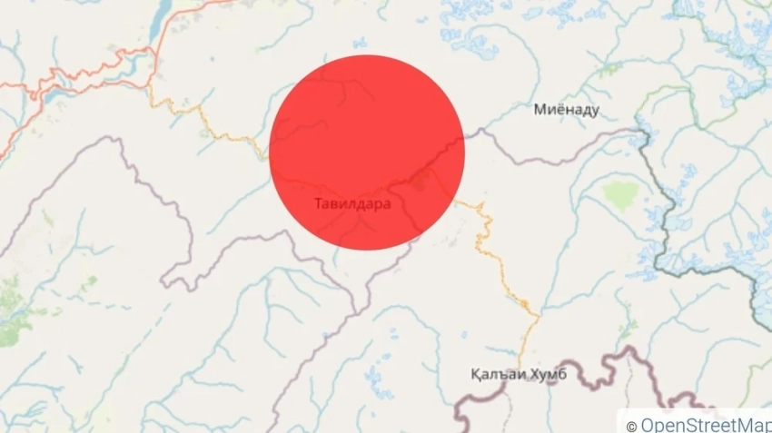 В Таджикистане произошло землетрясение