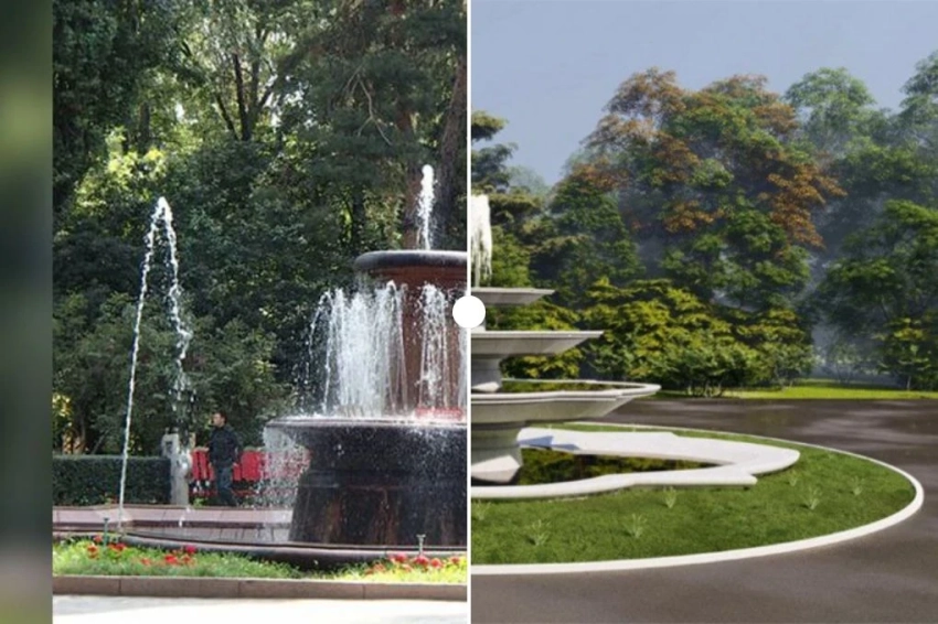 Мэр Бишкека потребовал вернуть фонтан, который уже разрушили до основания