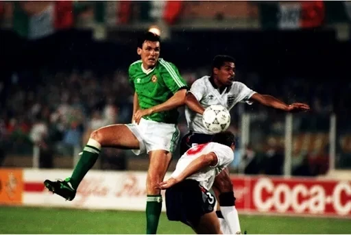 Сборная Ирландии в четвертьфинале ЧМ 1990