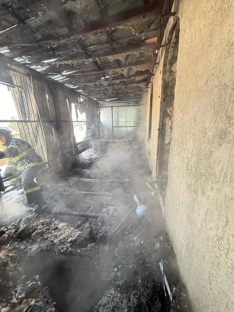 В Бишкеке сгорела мечеть