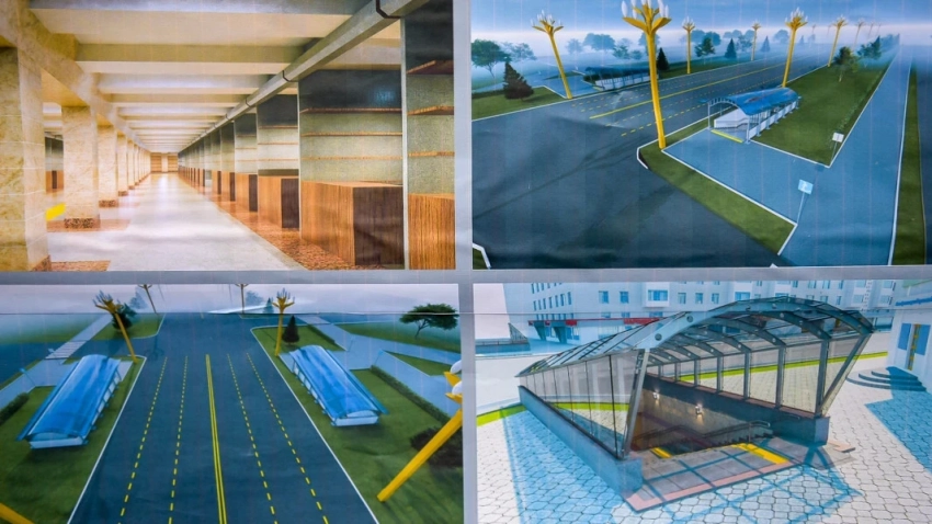 В Бишкеке начали строить подземные переходы на проспекте Чингиза Айтматова