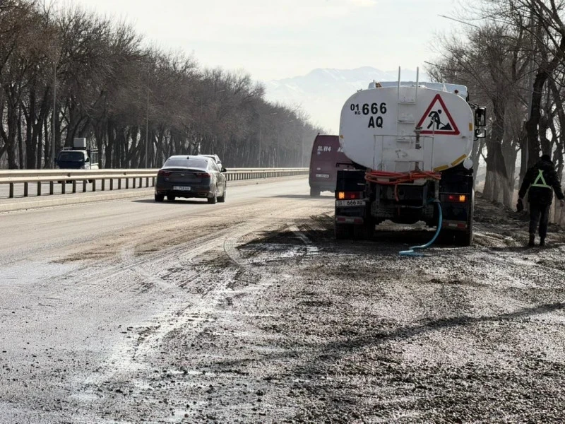 В Бишкеке стройкомпании привлечены к ответственности. Загрязняли дороги