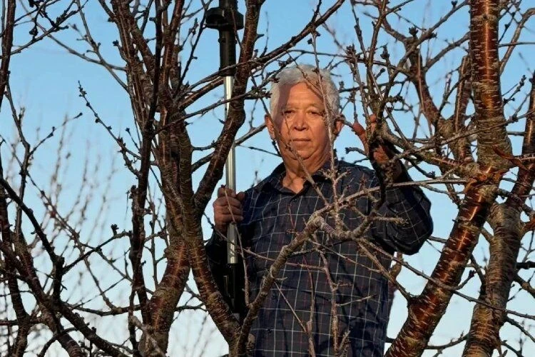 В Бишкеке известный историк едва не лишился сада из-за строительства дороги