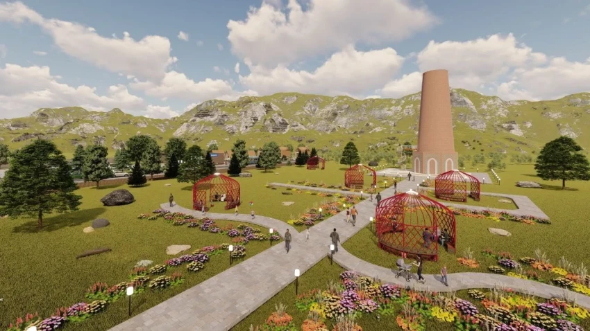 Разработан эскиз благоустройства территории вокруг башни Бурана