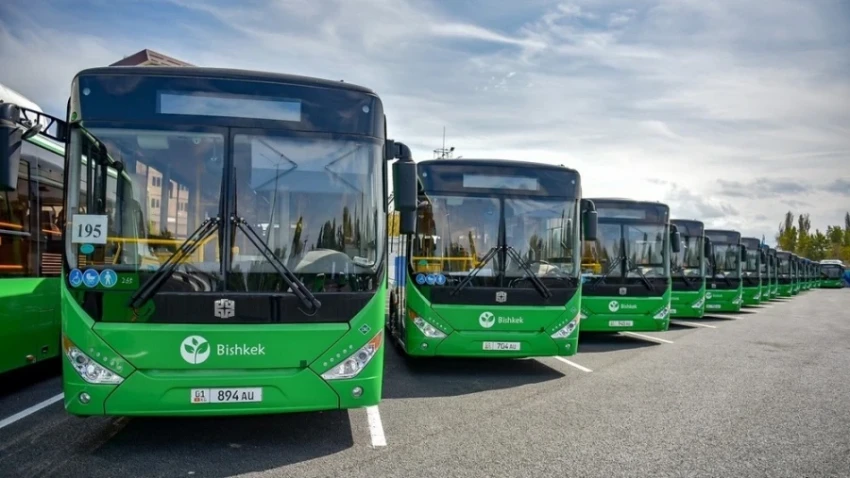 В Бишкек закупят 625 небольших автобусов, и установят кондиционеры в те, что уже есть