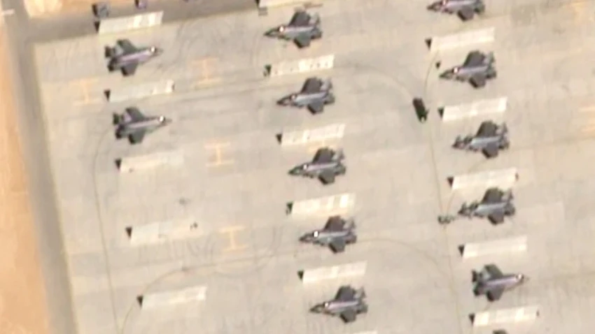 На военной базе в Иордании зафиксировано увеличение числа военных самолётов США