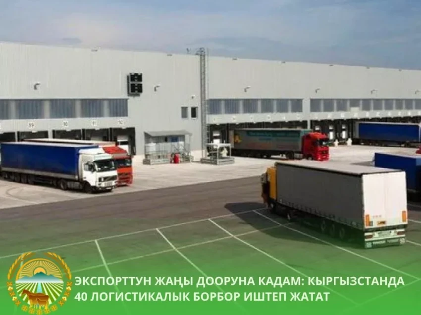 В Кыргызстане работают 40 торгово-логистических центров, ещё 40 построят в 2026 году