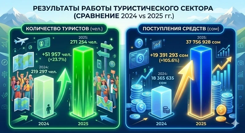 Минприроды: Доходы нацпарков Кыргызстана выросли в два раза