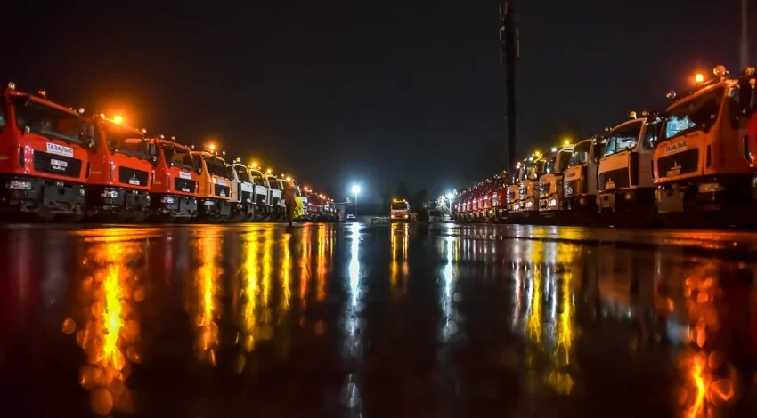 «Тазалык» запустил масштабную ночную мойку улиц Бишкека