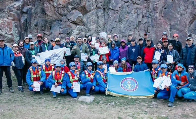 Чемпионат Бишкека по спортивному туризму прошел в ущелье Чункурчак