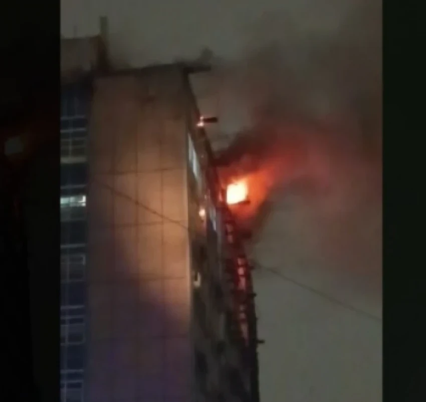 В здании Государственной таможенной службы произошёл пожар