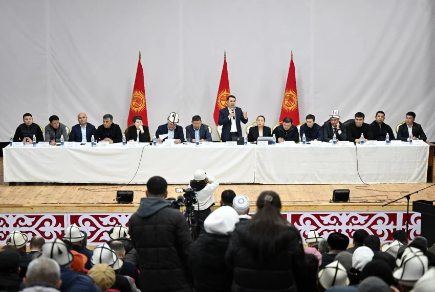 Марлен Маматалиев совершил первый рабочий визит в Талас на посту спикера ЖК