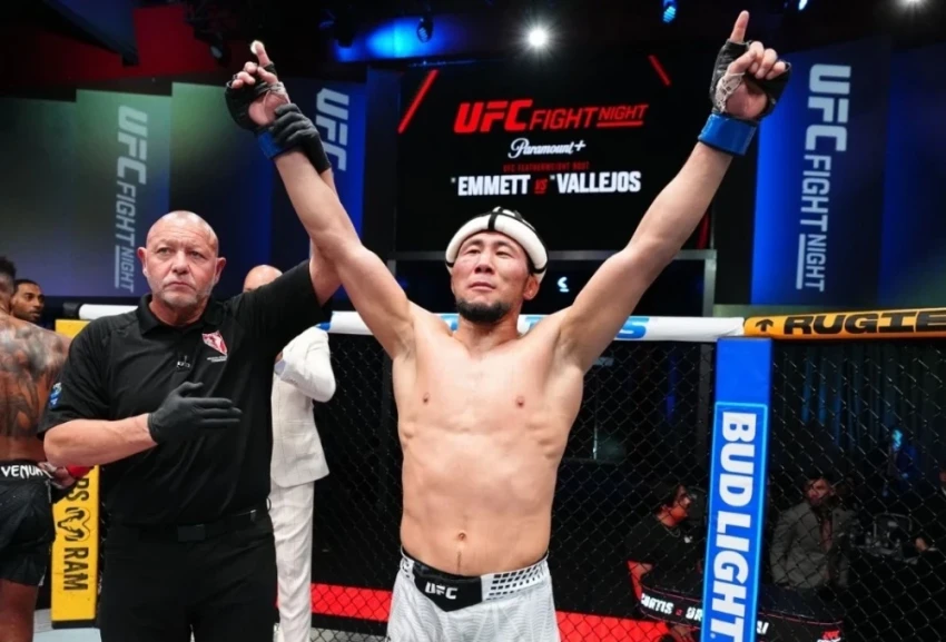 Кыргызстанец Мыктыбек Оролбай вошел в топ-3 лучших борцов в истории UFC