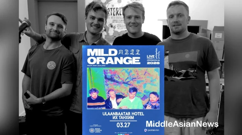 Новозеландская группа Mild Orange выступит с сольным концертом в Улан-Баторе. Видео