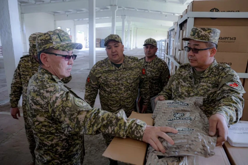 В Ошском гарнизоне проверили боеготовность войск и военкоматов