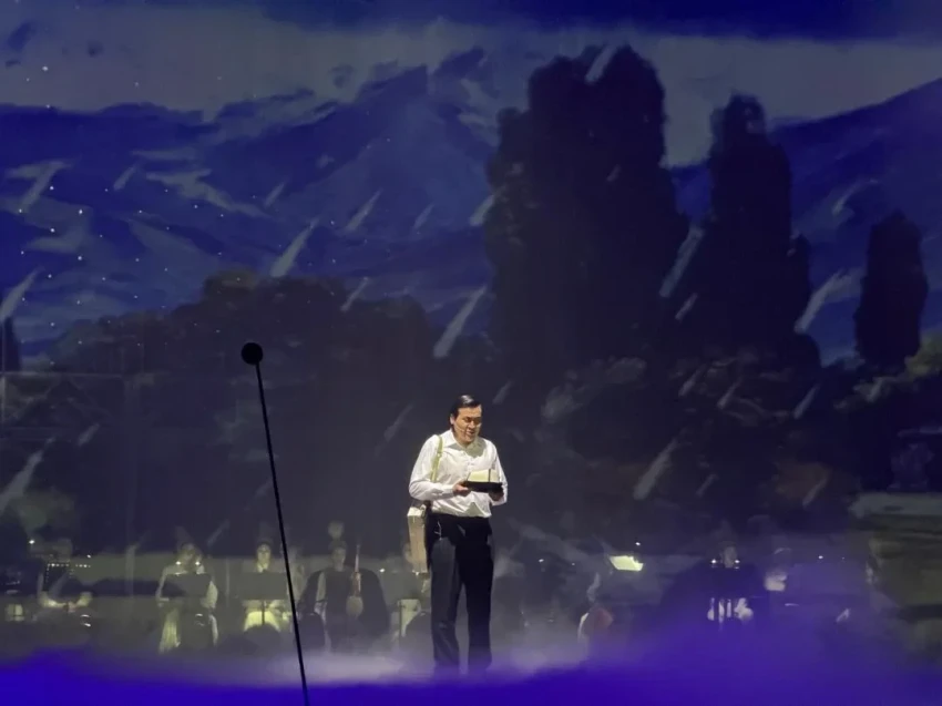 В Национальной филармонии состоялась премьера этно-мюзикла «Суймонкул» - фоторепортаж