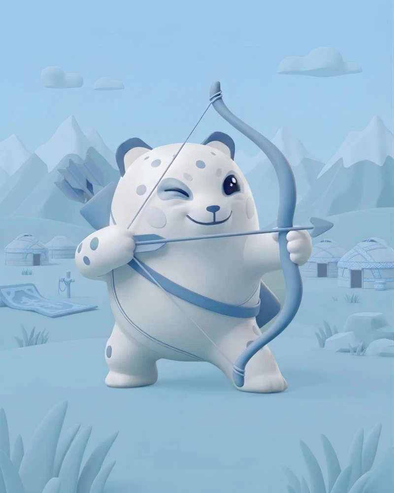 Снежный барс или ленивая панда? Талисман Всемирных игр кочевников вызвал споры